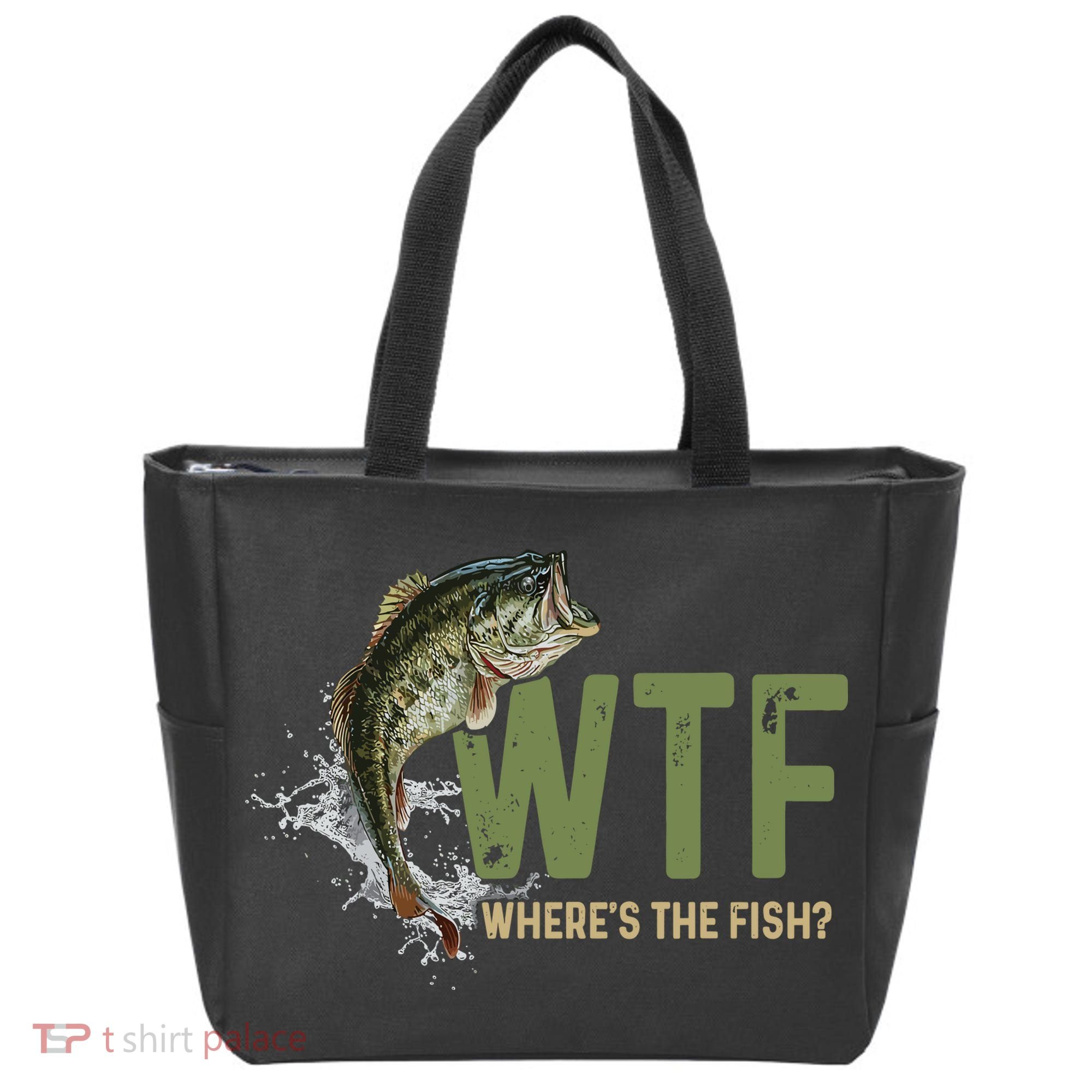 Wtf WhereS The Fish Tote Bag