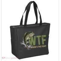Wtf WhereS The Fish Tote Bag thumb 2