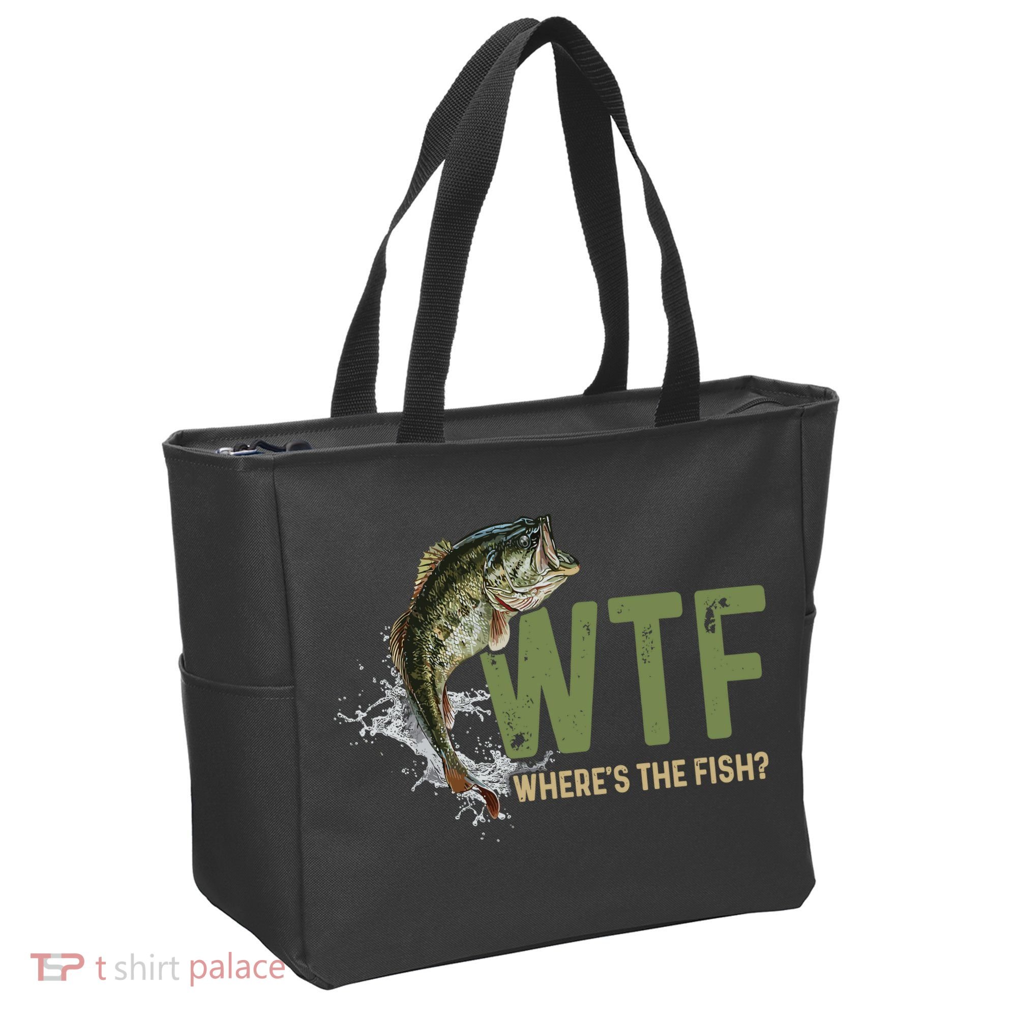Wtf WhereS The Fish Tote Bag