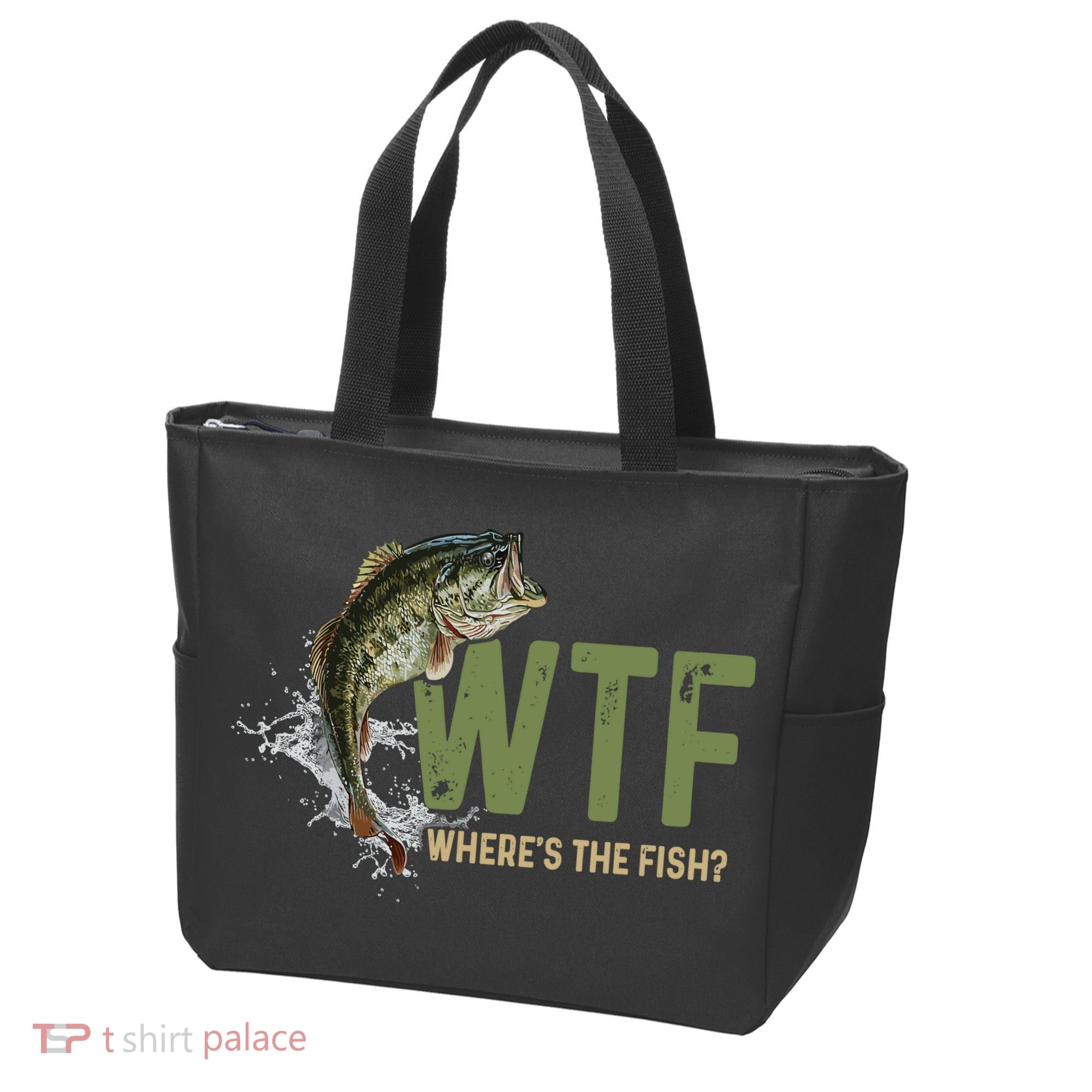 Wtf WhereS The Fish Tote Bag