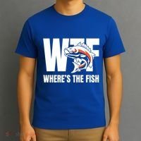 Wtf WhereS The Fish S Funny Fishing Funny Gift Fathers Day Cool Gift T-Shirt thumb 3