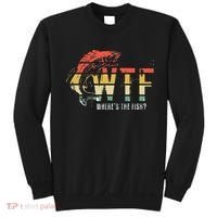 WTF Wheres The Fishs Funny Fishing Sweatshirt thumb 0