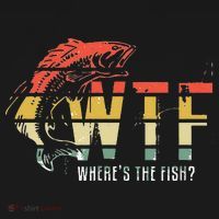WTF Wheres The Fishs Funny Fishing Women's Hoodie thumb 2