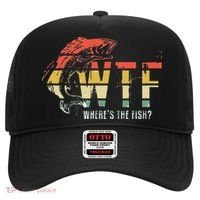 WTF Wheres The Fishs Funny Fishing Hat thumb 0