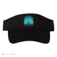 We Wear Teal Tourette Syndrome Awareness Rainbow In June Visor thumb 0