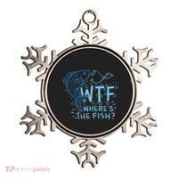 WTF Wheres The Fish Anglers Fisherman Hook Lake Ornament thumb 0