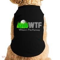 Wtf Where`s The Fairway Golf Cool Gift Doggie Tank thumb 0