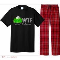 Wtf Where`s The Fairway Golf Cool Gift Pajama Set thumb 0