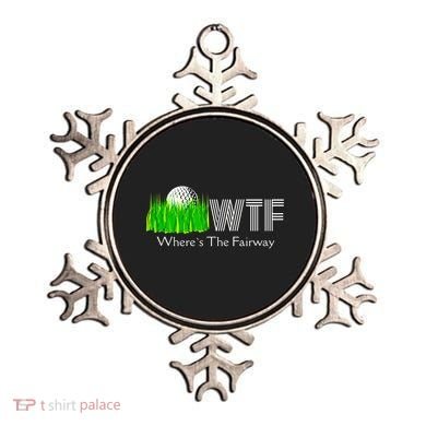 Wtf Where`s The Fairway Golf Cool Gift Ornament