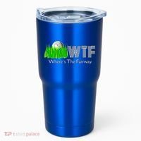 Wtf Where`s The Fairway Golf Cool Gift Tumbler thumb 0
