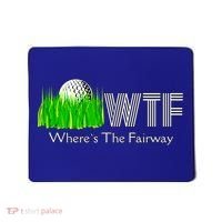 Wtf Where`s The Fairway Golf Cool Gift Mousepad thumb 0