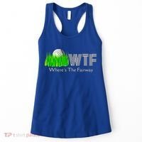 Wtf Where`s The Fairway Golf Cool Gift Women's Tank Top thumb 0