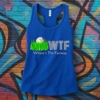 Wtf Where`s The Fairway Golf Cool Gift Women's Tank Top thumb 3
