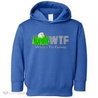 Wtf Where`s The Fairway Golf Cool Gift Toddler Hoodie thumb 0