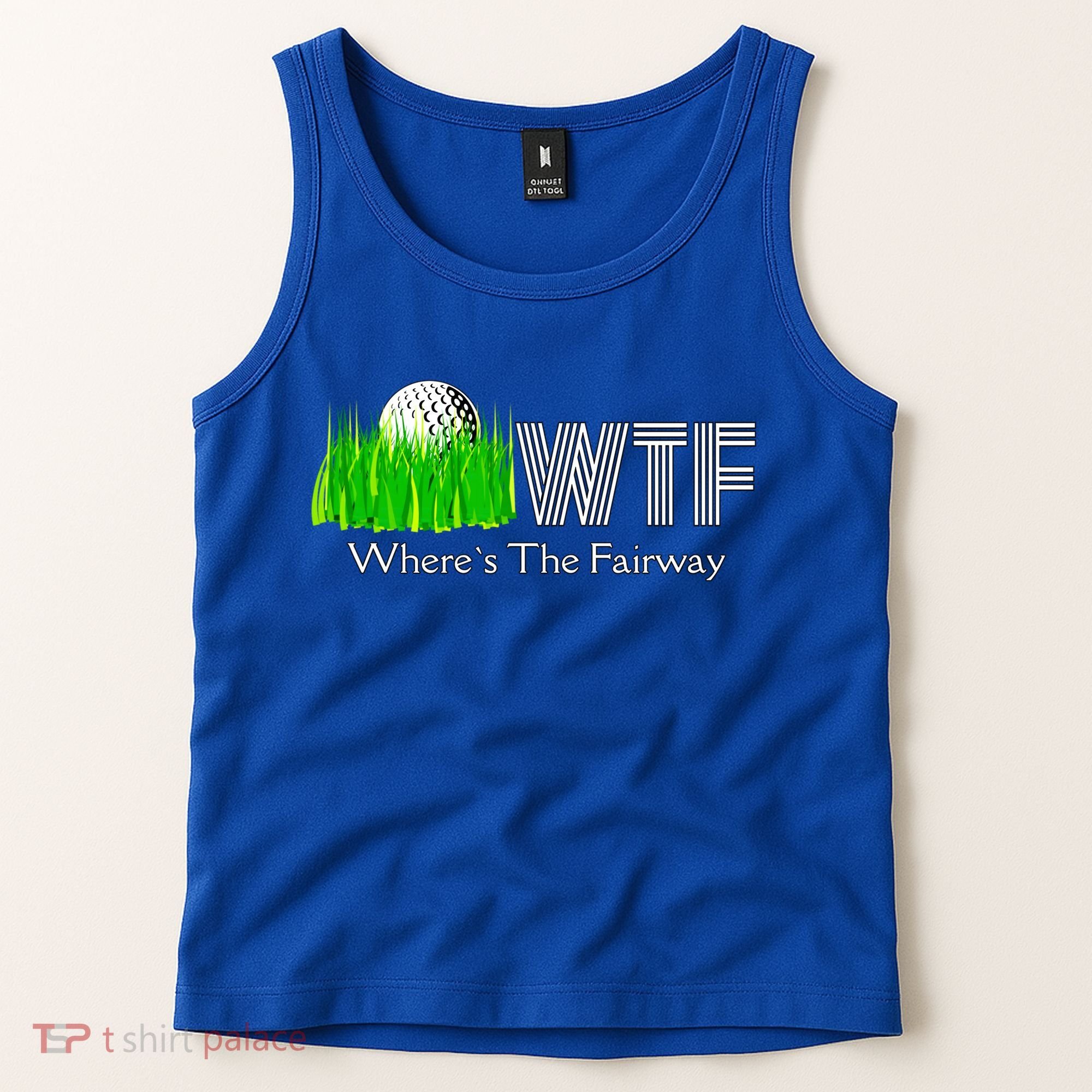 Wtf Where`s The Fairway Golf Cool Gift Tank Top