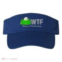 Wtf Where`s The Fairway Golf Cool Gift Visor thumb 0