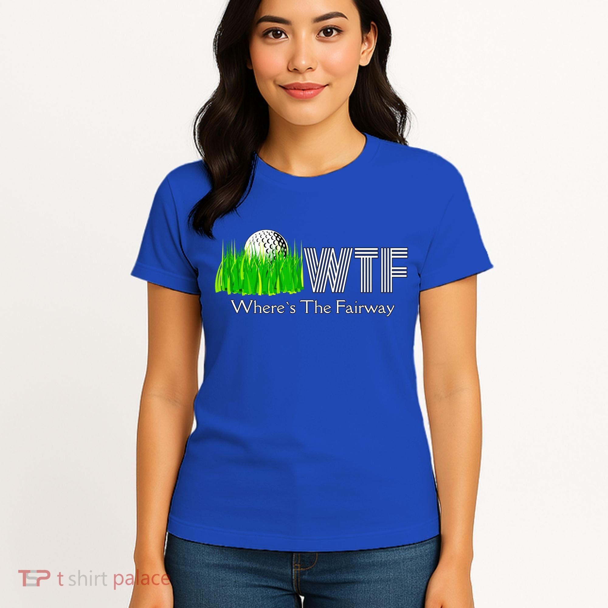 Wtf Where`s The Fairway Golf Cool Gift Women's T-Shirt