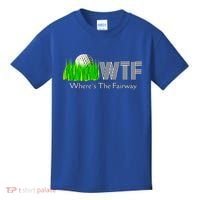 Wtf Where`s The Fairway Golf Cool Gift Kids T-Shirt thumb 0