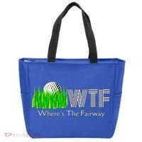 Wtf Where`s The Fairway Golf Cool Gift Tote Bag thumb 0