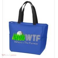 Wtf Where`s The Fairway Golf Cool Gift Tote Bag thumb 3