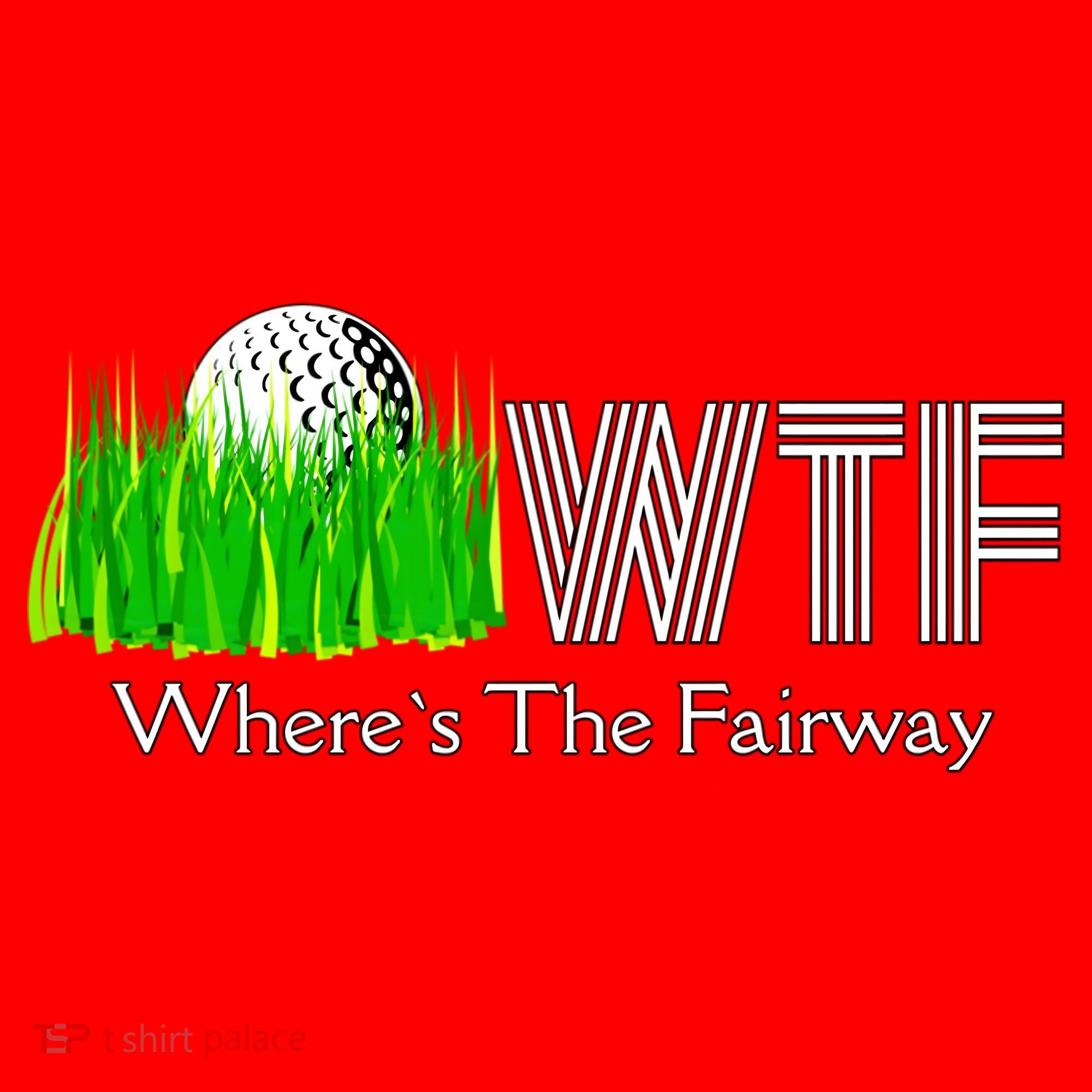 Wtf Where`s The Fairway Golf Cool Gift Santa Hat
