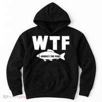 WTF Where's The Fish Fishing Fan Hoodie thumb 0