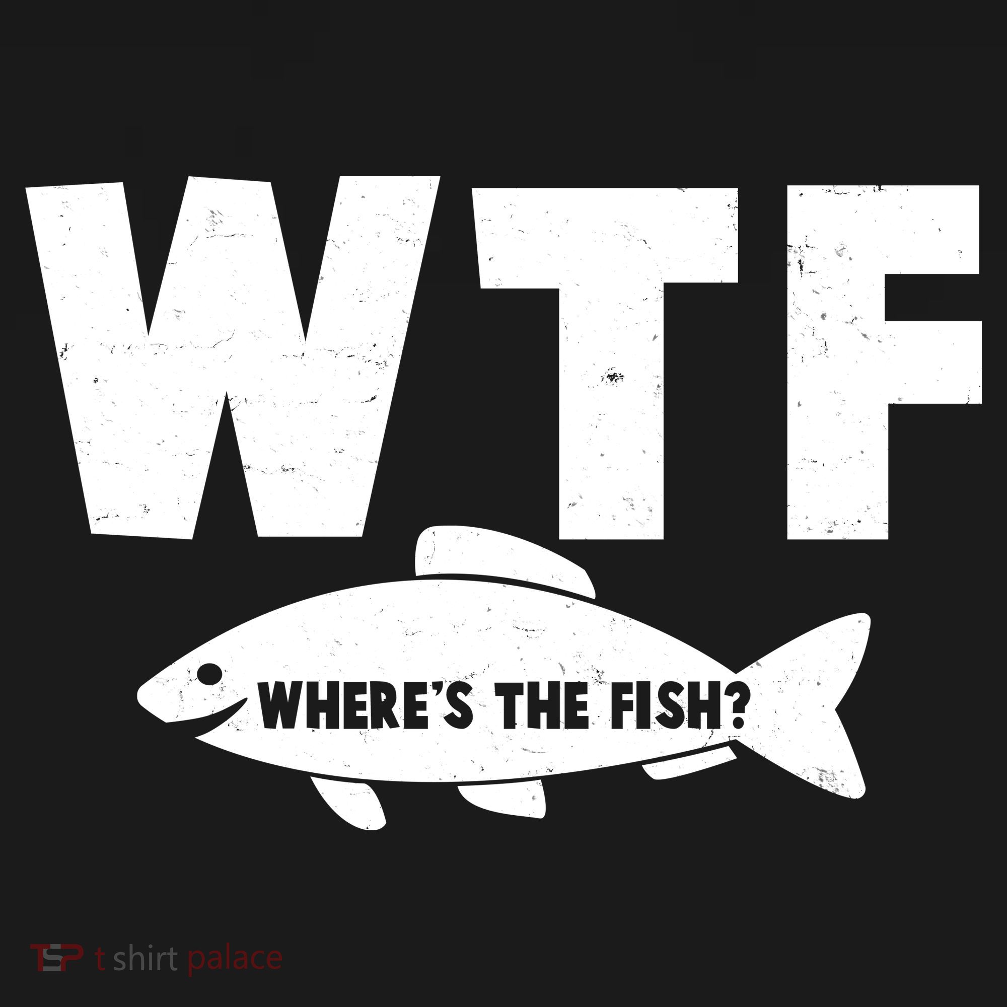 WTF Where's The Fish Fishing Fan Backpack
