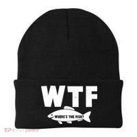 WTF Where's The Fish Fishing Fan Beanie thumb 0