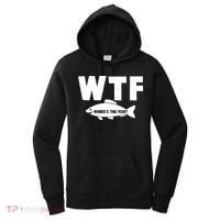 WTF Where's The Fish Fishing Fan Women's Hoodie thumb 0