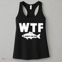 WTF Where's The Fish Fishing Fan Women's Tank Top thumb 3