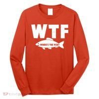 WTF Where's The Fish Fishing Fan Long Sleeve Shirt thumb 0