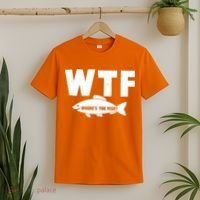 WTF Where's The Fish Fishing Fan T-Shirt thumb 2