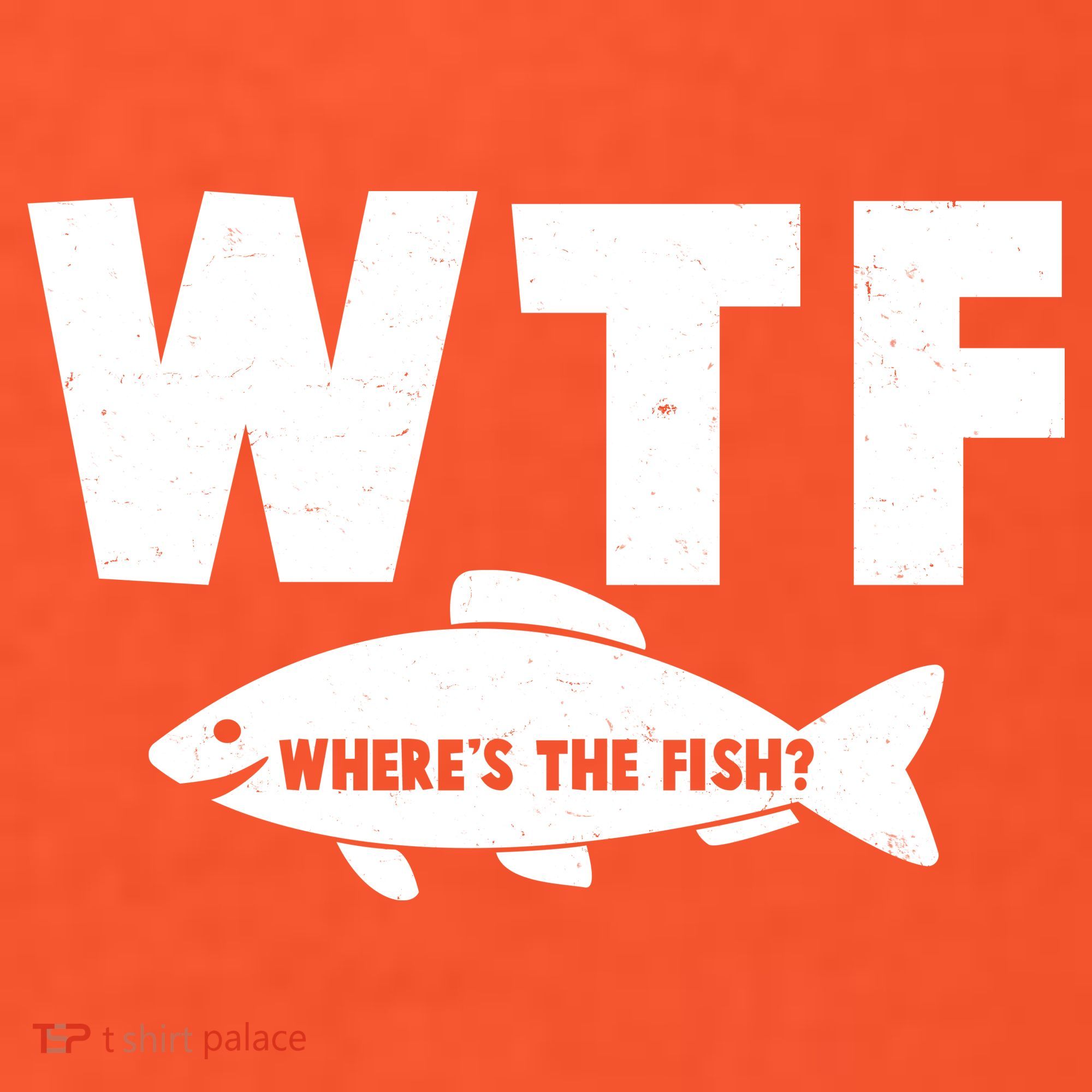 WTF Where's The Fish Fishing Fan Baby Bodysuit