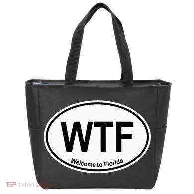 WTF Welcome To Florida Tote Bag