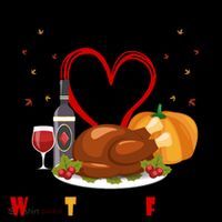 WTF Wine Turkey Family Thanksgiving Coffee Mug thumb 5