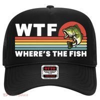 WTF Where's The Fish Funny Fisherman Hat thumb 0