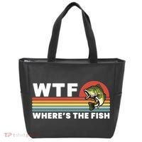 WTF Where's The Fish Funny Fisherman Tote Bag thumb 0