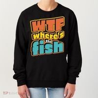 WTF Where's The Fish Funny Women's Sweatshirt thumb 0