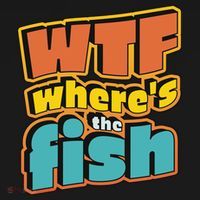 WTF Where's The Fish Funny USA-Made Doggie Bandana thumb 2