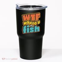 WTF Where's The Fish Funny Tumbler thumb 0