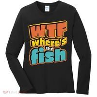 WTF Where's The Fish Funny Women's Long Sleeve Shirt thumb 0
