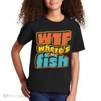 WTF Where's The Fish Funny Kids T-Shirt thumb 2