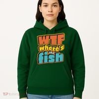 WTF Where's The Fish Funny Hoodie thumb 5