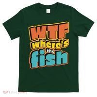 WTF Where's The Fish Funny T-Shirt thumb 0