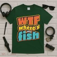 WTF Where's The Fish Funny T-Shirt thumb 5