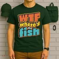 WTF Where's The Fish Funny T-Shirt thumb 6