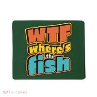 WTF Where's The Fish Funny Mousepad thumb 0