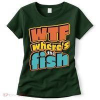 WTF Where's The Fish Funny Women's T-Shirt thumb 0