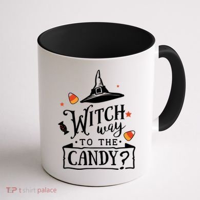 Witch Way To The Candy? Coffee Mug back