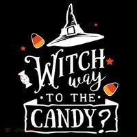 Witch Way To The Candy? Ornament thumb 1